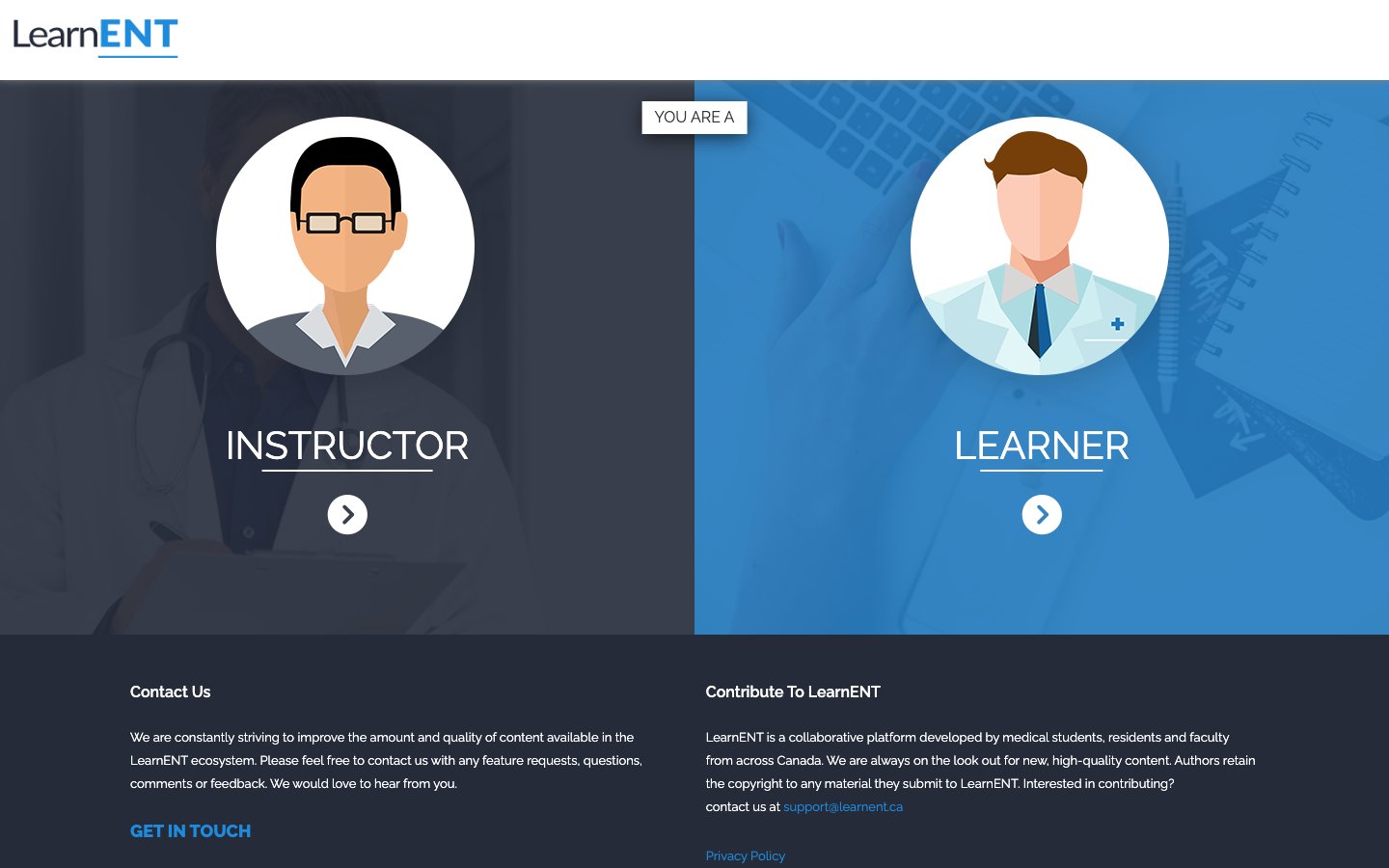 LearnENT website