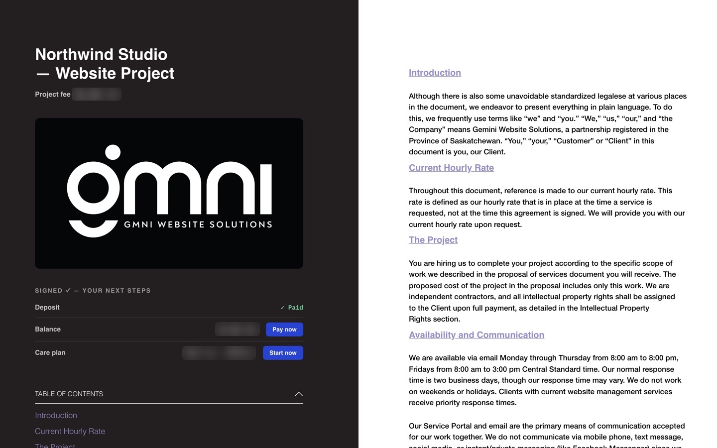GMNI Web Portal website